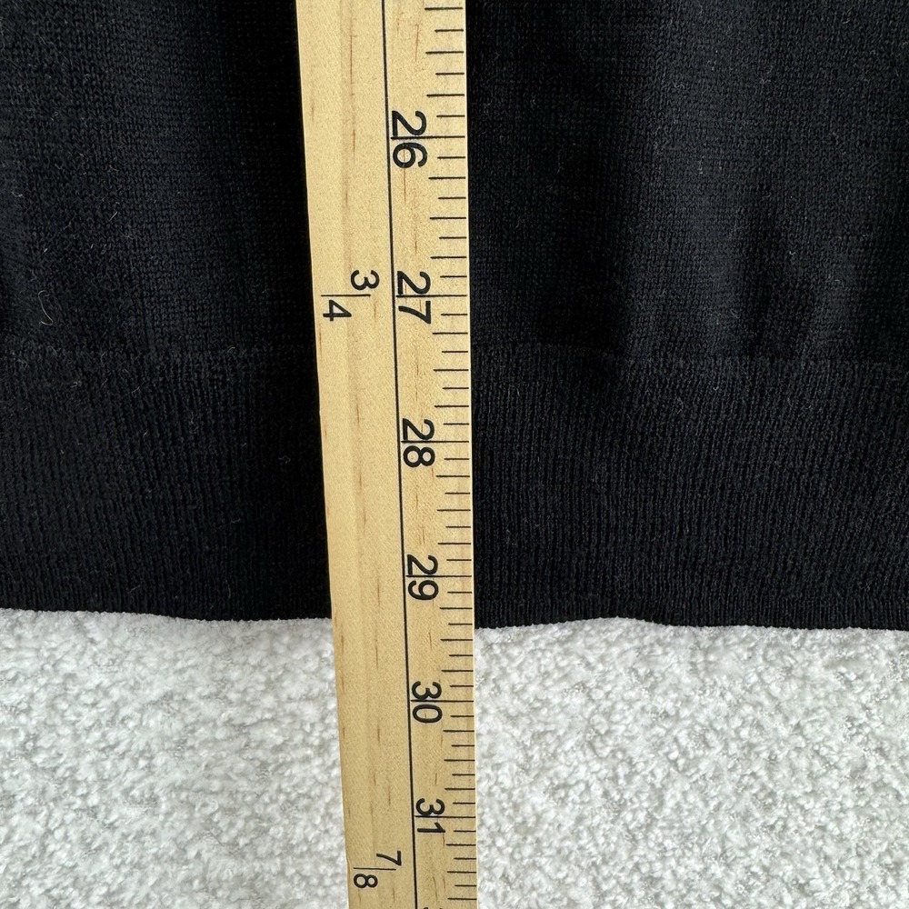 Polo Ralph Lauren Washable Merino Wool V Neck Lightweight Sweater Mens 4xB Black - Picture 10 of 10